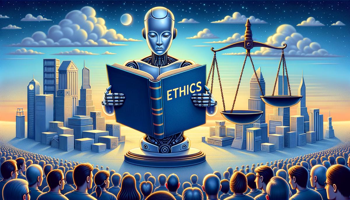 Image of AI and ethical considerations, which are important for society to address